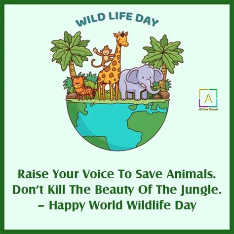 Slogan For National Wildlife Day 2024 - Edee Bettine