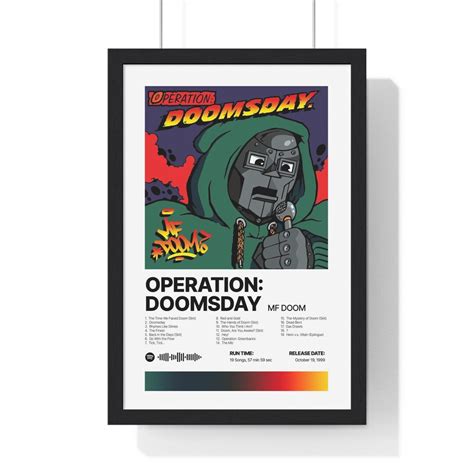 Operation: Doomsday MF DOOM Album Print Satin Poster Album - Etsy