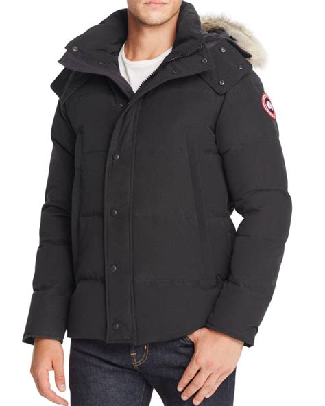 Canada Goose Wyndham Down Parka in Black for Men | Lyst