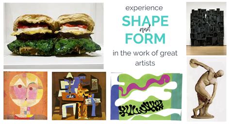 Shape and Form in Art | kitchentableclassroom | Shape and form, Drawing ...