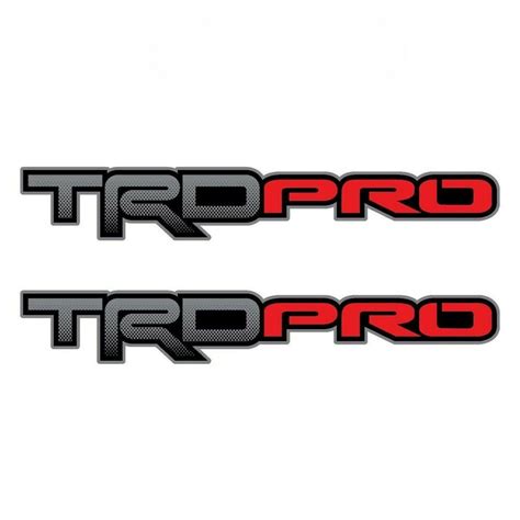 Set Of 2 Trd Pro Toyota Tacoma Tundra Pickup Truck Bedside Full Color ...