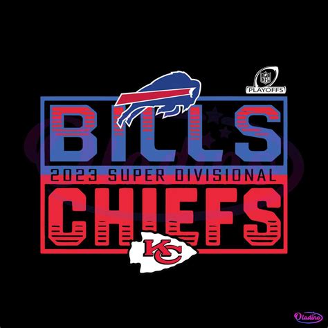 Kansas City Chiefs Vs Buffalo Bills 2023 Super Divisional SVG