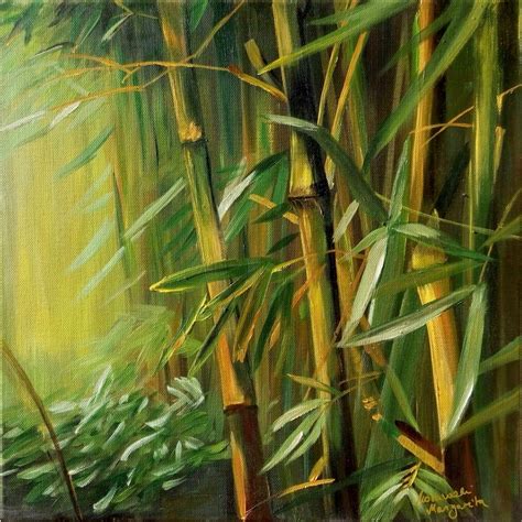 Bamboo Painting - Canvas Art Id=46031571 | Ganrisna