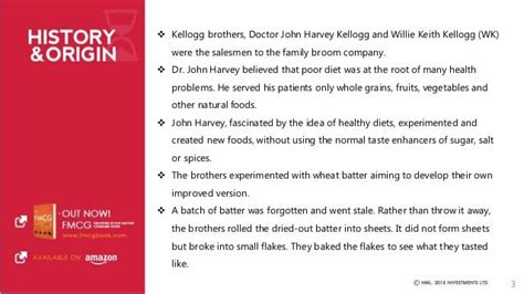 Kellogg's - History, Evolution, Present and the Future