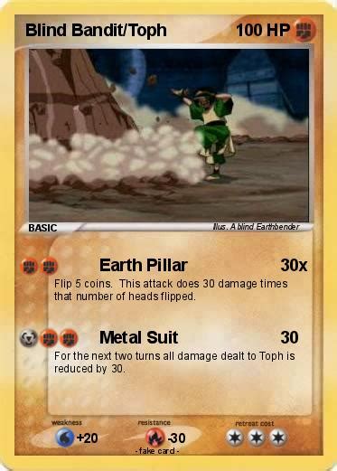 Pokémon Blind Bandit Toph - Earth Pillar - My Pokemon Card