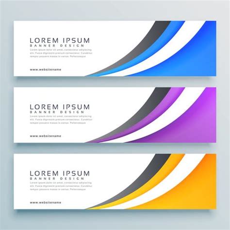 stylish vector headers banner design - Download Free Vector Art, Stock ...