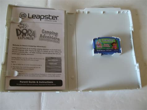 Leapster "Dora The Explorer Camping Adventure" Learning Games | eBay