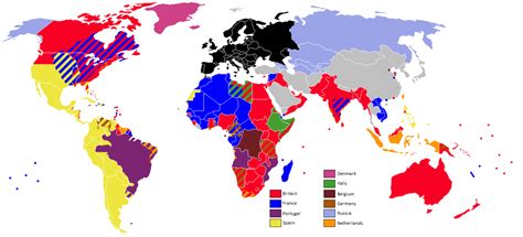 The full extent of the European empires. More... - Maps on the Web