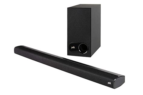 Polk Audio Signa S2 220W, 2.1 Ultra-Slim Sound Bar with Wireless ...