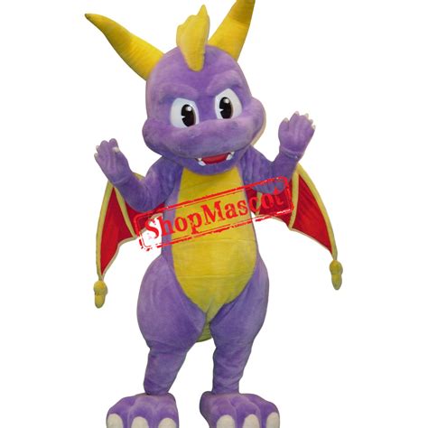 Lovely Purple Dragon Mascot Costume