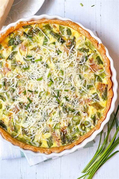 Easy Asparagus Quiche Recipe | Recipe | Brunch quiche recipes ...