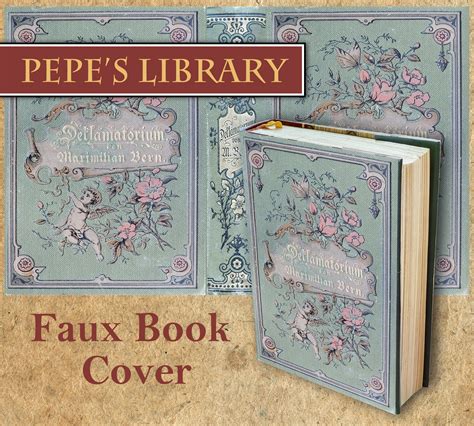 Printable Vintage Book Covers / Antique Decor / Vintage Book Cover ...