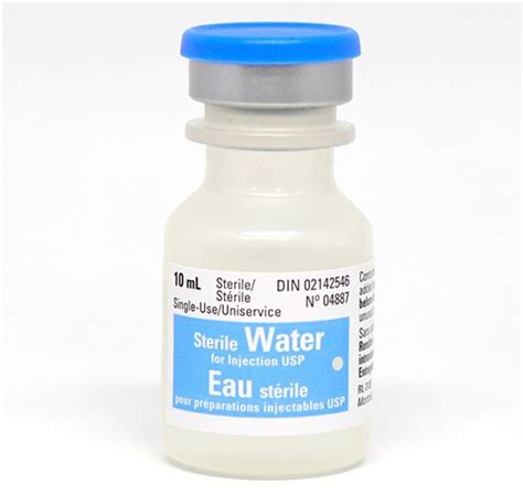 Sterile Water For Injection 10ml Vial - Valuemed Professional Products