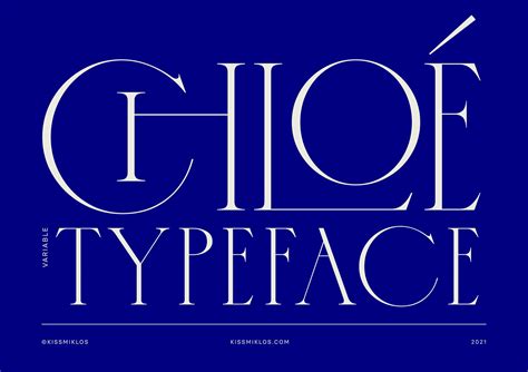 Chloé typeface / 2021 :: Behance