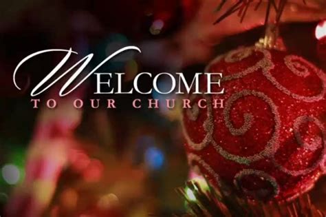 Christmas 2-Welcome to our church | Life Scribe Media | SermonSpice