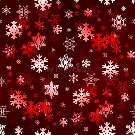 Dark Red Snowflakes stock illustration. Illustration of bokeh - 47634384