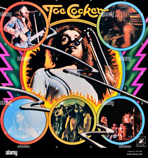 Joe Cocker - original vinyl album cover - Joe Cocker - 1972 Stock Photo ...