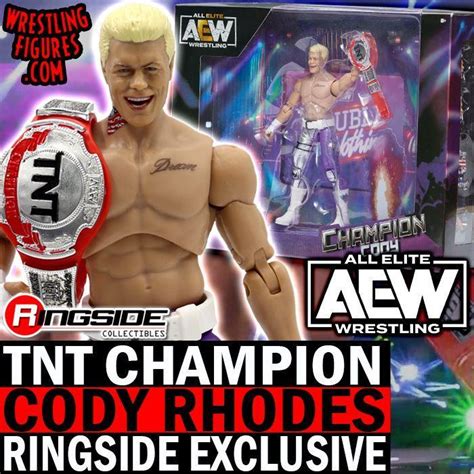 TNT CHAMPION CODY RHODES AEW RINGSIDE EXCLUSIVE NOW IN STOCK ...