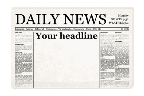 12,013 Blank Newspaper Template Stock Vectors and Vector Art | Shutterstock