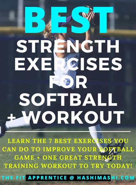 Softball Strength Training: The 7 Best Exercises + Workout