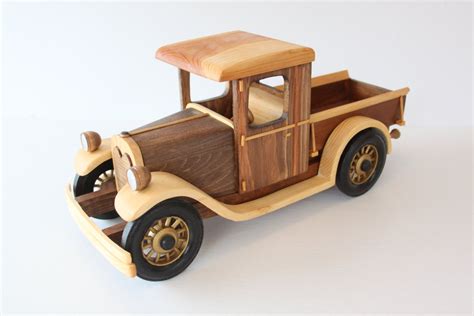 1928 Chevy Pick-up Truck Wood Model | Wooden toys plans, Wooden toy ...