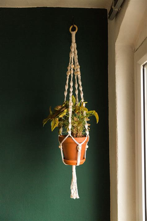 Boho Macrame Plant Hanger, Handmade Macrame - Etsy