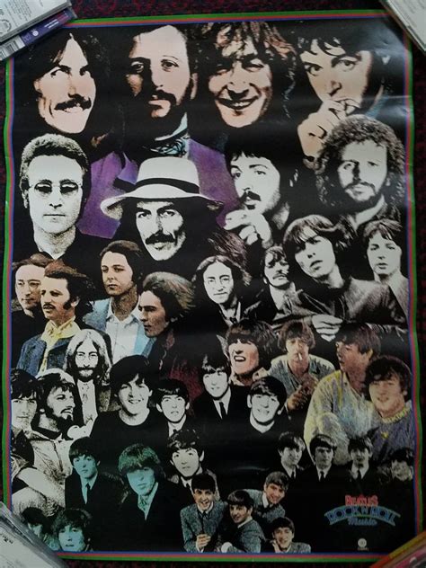 Beatles Rock 'n' Roll Music Promo Poster - Etsy