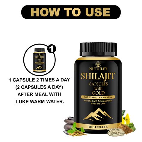 Shilajeet Gold Capsules – Nutriley Healthcare