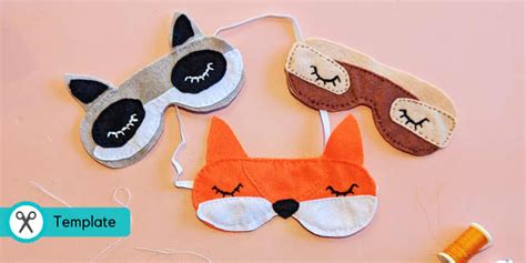 Sleep Eye Mask | Mindfulness Crafts (teacher made) - Twinkl