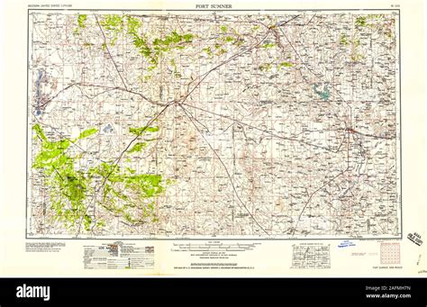 Fort sumner map hi-res stock photography and images - Alamy