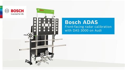 Bosch ADAS: Recalibrate the Radar on Audi with Bosch DAS 3000 - YouTube