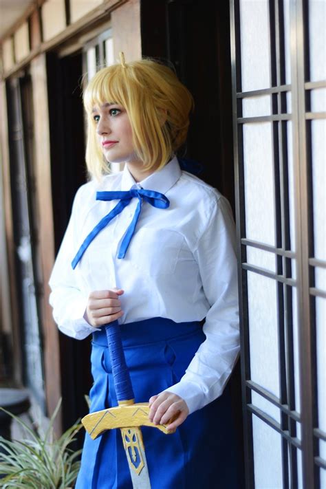 Saber Fate Stay Night A5 Cosplay Print | Etsy