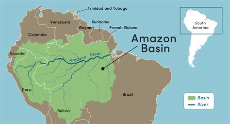 Map Of Amazon Basin