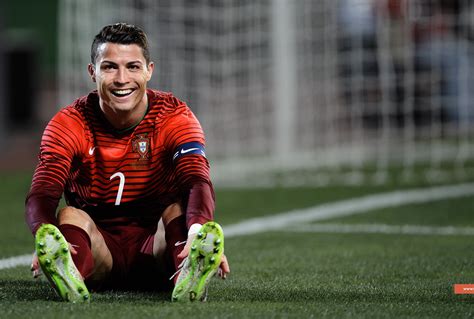 Cristiano Ronaldo smiling in Portugal jersey wallpaper - Cristiano ...