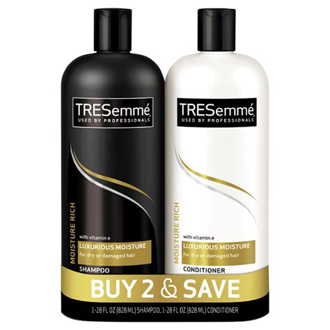 TRESemmé Moisture Rich Vitamin E Shampoo and Conditioner 2 ct; 28 fl oz ...