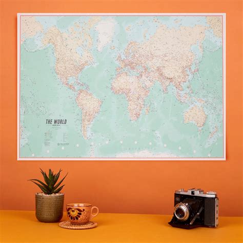 Vintage World Map Poster By Maps International