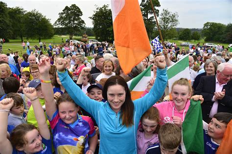 Leona Maguire receives hero’s ­welcome after arriving home to Co Cavan ...