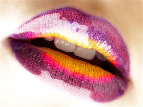 Beauty: Rainbow lips