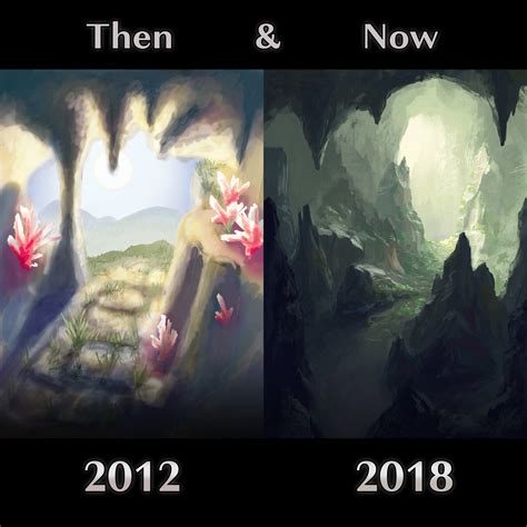 ArtStation - Art Progression: 6 years ago VS present day.