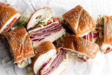 Italian Sub Sandwich - Cooking with Cocktail Rings