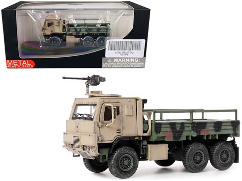 M1083 MTV (Medium Tactical Vehicle) Armored Cab Cargo Truck w/Turret ...