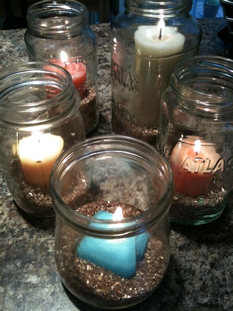 In Knots: Quick Craft: Mason Jar Candles