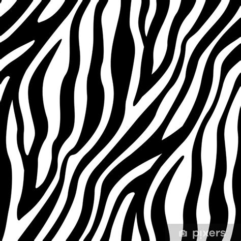 Zebra Stripes Seamless Pattern Sticker • Pixers® - We live to change