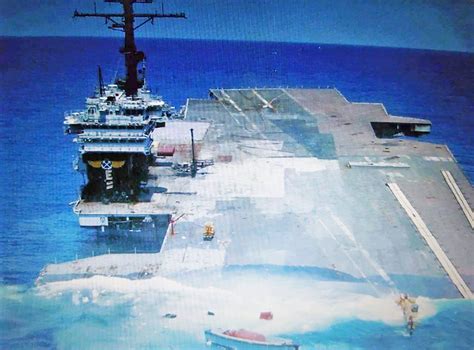 This Is The Only Photo Of A U.S. Navy Supercarrier Being Sunk (Updated)