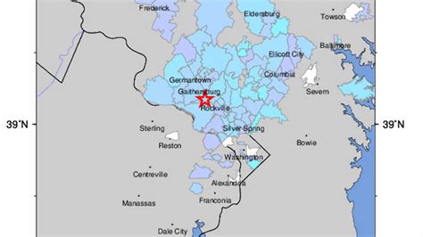 2.3 magnitude earthquake early this morning in Rockville, Maryland |Did ...