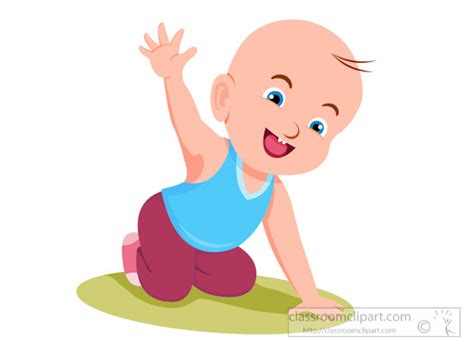 Baby Clipart - baby-waving-goodbye-clipart-615 - Classroom Clipart