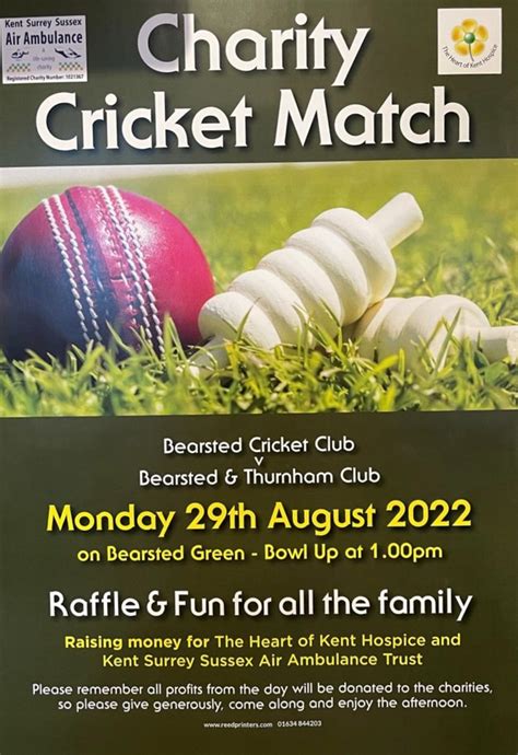 Annual Charity Cricket match