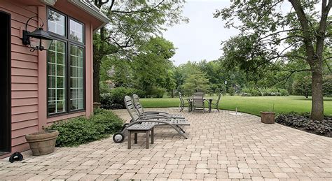 Brick patio with furniture | DGS3