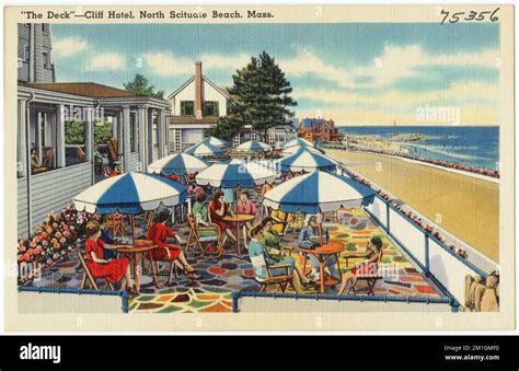 'The Deck' -- Cliff Hotel, North Scituate Beach, Mass. , Hotels, Decks ...