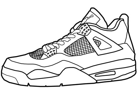 Air Jordan 13 Coloring Coloring Pages